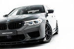 Maxton Parts - Frontlippe V.3 passend für BMW M5 F90 schwarz Hochglanz