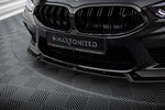 Maxton Parts - Frontlippe V.3 passend für BMW M8 Gran Coupe F93 / Coupe F92 schwarz Hochglanz