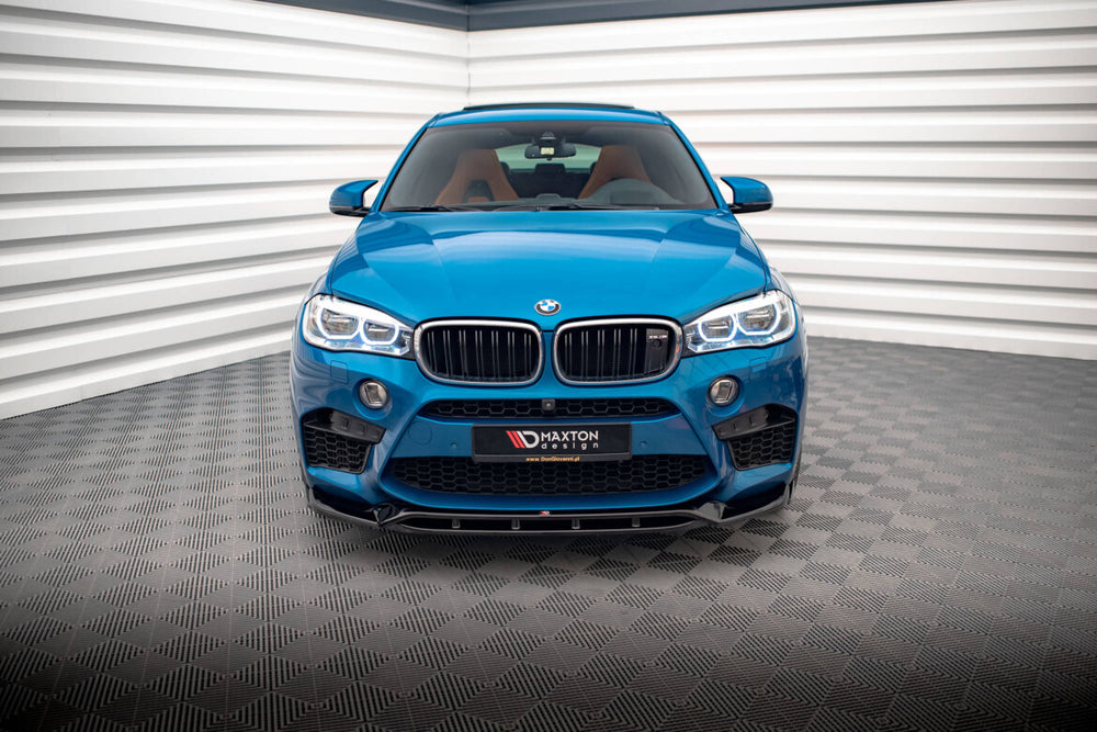 Maxton Parts - Frontlippe V.3 passend für BMW X5 M F85 / X6 M F86 schwarz Hochglanz