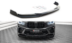 Maxton Parts - Frontlippe V.3 passend für BMW X5M F95 schwarz Hochglanz