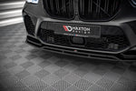 Maxton Parts - Frontlippe V.3 passend für BMW X5M F95 schwarz Hochglanz