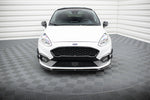 Maxton Parts - Frontlippe V.3 passend für Ford Fiesta Mk8 ST / ST-Line schwarz Hochglanz