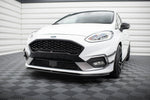 Maxton Parts - Frontlippe V.3 passend für Ford Fiesta Mk8 ST / ST-Line schwarz Hochglanz
