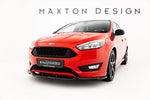 Maxton Parts - Frontlippe V.3 passend für Ford Focus ST-Line Mk3 FL schwarz Hochglanz