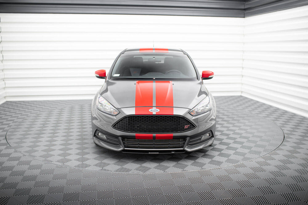 Maxton Parts - Frontlippe V.3 passend für Ford Focus ST Mk3 FL schwarz matt
