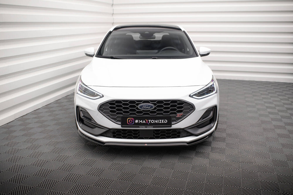 Maxton Parts - Frontlippe V.3 passend für Ford Focus ST / ST-Line Mk4 FL schwarz Hochglanz