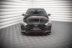 Maxton Parts - Frontlippe V.3 passend für Hyundai I20 N Mk3 schwarz Hochglanz