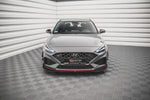 Maxton Parts - Frontlippe V.3 passend für Hyundai I30 N / I30 N-Line Hatchback/Fastback Mk3 FL schwarz Hochglanz
