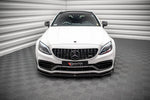 Maxton Parts - Frontlippe V.3 passend für Mercedes-AMG C63 Coupe AMG Aero Pack C205 FL schwarz Hochglanz