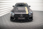 Maxton Parts - Frontlippe V.3 passend für Mercedes-AMG GT 63S 4 Door Coupe Aero X290 schwarz Hochglanz