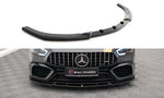 Maxton Parts - Frontlippe V.3 passend für Mercedes-AMG GT 63S 4 Door Coupe Aero X290 schwarz Hochglanz