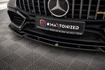 Maxton Parts - Frontlippe V.3 passend für Mercedes-AMG GT 63S 4 Door Coupe Aero X290 schwarz Hochglanz