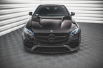 Maxton Parts - Frontlippe V.3 passend für Mercedes E63 AMG Kombi/Limousine S213/W213 schwarz Hochglanz