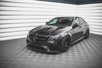 Maxton Parts - Frontlippe V.3 passend für Mercedes E63 AMG Kombi/Limousine S213/W213 schwarz Hochglanz