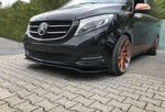 Maxton Parts - Frontlippe V.3 passend für Mercedes V-Klasse W447 schwarz Hochglanz