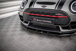 Maxton Parts - Frontlippe V.3 passend für Mini Cooper Clubman John Cooper Works F54 FL schwarz Hochglanz