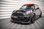 Maxton Parts - Frontlippe V.3 passend für Mini Cooper John Cooper Works R56 schwarz Hochglanz