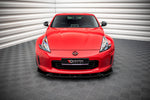 Maxton Parts - Frontlippe V.3 passend für Nissan 370Z FL schwarz Hochglanz