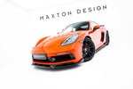 Maxton Parts - Frontlippe V.3 passend für Porsche 718 Cayman GTS 982c schwarz Hochglanz