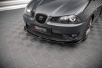 Maxton Parts - Frontlippe V.3 passend für Seat Ibiza CUPRA Mk3 schwarz Hochglanz