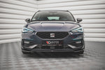 Maxton Parts - Frontlippe V.3 passend für Seat Leon FR Mk4 schwarz Hochglanz (SE-LE-4-FR-FD4-G)
