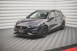 Maxton Parts - Frontlippe V.3 passend für Seat Leon FR Mk4 schwarz Hochglanz (SE-LE-4-FR-FD4-G)
