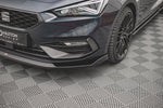 Maxton Parts - Frontlippe V.3 passend für Seat Leon FR Mk4 schwarz Hochglanz (SE-LE-4-FR-FD3-G)