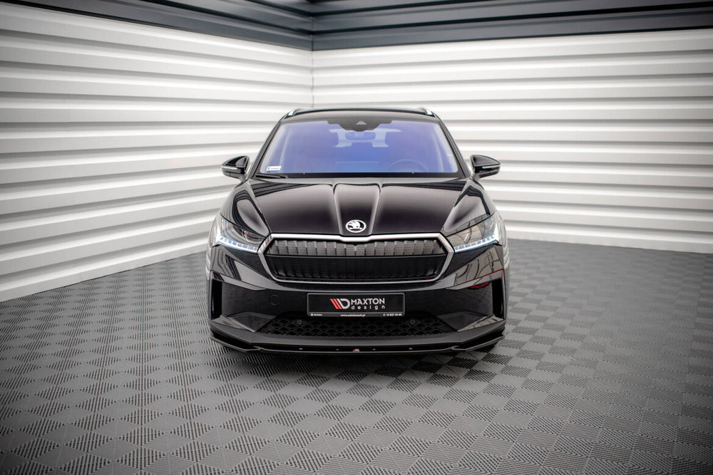 Maxton Parts - Frontlippe V.3 passend für Skoda Enyaq iV schwarz Hochglanz