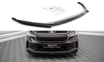 Maxton Parts - Frontlippe V.3 passend für Skoda Enyaq iV schwarz Hochglanz