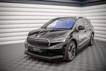 Maxton Parts - Frontlippe V.3 passend für Skoda Enyaq iV schwarz Hochglanz