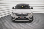 Maxton Parts - Frontlippe V.3 passend für Skoda Octavia RS Mk3 FL schwarz Hochglanz