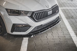 Maxton Parts - Frontlippe V.3 passend für Skoda Octavia RS Mk4 schwarz Hochglanz
