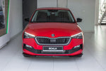 Maxton Parts - Frontlippe V.3 passend für Skoda Scala schwarz Hochglanz