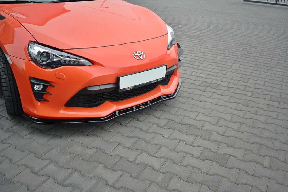 Maxton Parts - Frontlippe V.3 passend für Toyota GT86 FL schwarz Hochglanz