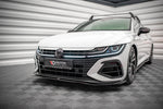 Maxton Parts - Frontlippe V.3 passend für VW Arteon R Limousine / Shooting Brake Mk1 FL schwarz Hochglanz