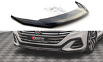 Maxton Parts - Frontlippe V.3 passend für VW Arteon R-Line Limousine / Shooting Brake Mk1 FL schwarz Hochglanz