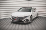 Maxton Parts - Frontlippe V.3 passend für VW Arteon R-Line Limousine / Shooting Brake Mk1 FL schwarz Hochglanz