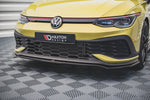 Maxton Parts - Frontlippe V.3 passend für VW Golf GTI Clubsport Mk8 schwarz Hochglanz