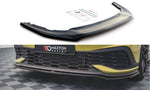Maxton Parts - Frontlippe V.3 passend für VW Golf GTI Clubsport Mk8 schwarz Hochglanz