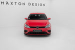 Maxton Parts - Frontlippe V.3 passend für VW Golf R / R-Line Mk7 FL schwarz Hochglanz