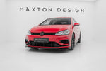 Maxton Parts - Frontlippe V.3 passend für VW Golf R / R-Line Mk7 FL schwarz Hochglanz