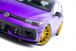 Maxton Parts - Frontlippe V.3 passend für VW Golf R Variant Mk8 FL schwarz Hochglanz
