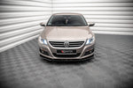 Maxton Parts - Frontlippe V.3 passend für VW Passat CC schwarz Hochglanz