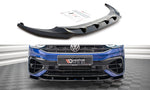 Maxton Parts - Frontlippe V.3 passend für VW Tiguan R / R-Line Mk2 FL schwarz Hochglanz