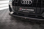 Maxton Parts - Frontlippe V.4 passend für Audi Q3 Sportback / SUV S-Line F3 schwarz Hochglanz