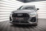 Maxton Parts - Frontlippe V.4 passend für Audi Q3 Sportback / SUV S-Line F3 schwarz Hochglanz