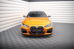 Maxton Parts - Frontlippe V.4 passend für BMW 4er M-Paket / M440i G22 / G23 / G22 FL / G23 FL schwarz Hochglanz