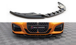 Maxton Parts - Frontlippe V.4 passend für BMW 4er M-Paket / M440i G22 / G23 / G22 FL / G23 FL schwarz Hochglanz