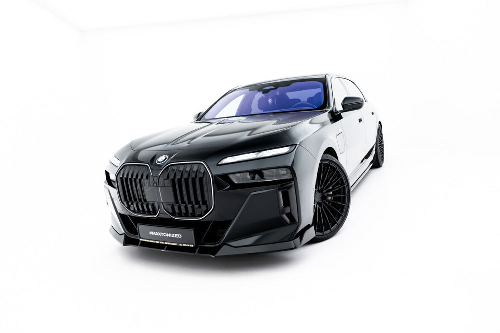 Maxton Parts - Frontlippe V.4 passend für BMW 7 M-Paket / M760e / i7 M-Paket G70 schwarz Hochglanz