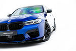 Maxton Parts - Frontlippe V.4 passend für BMW M5 F90 Facelift schwarz Hochglanz